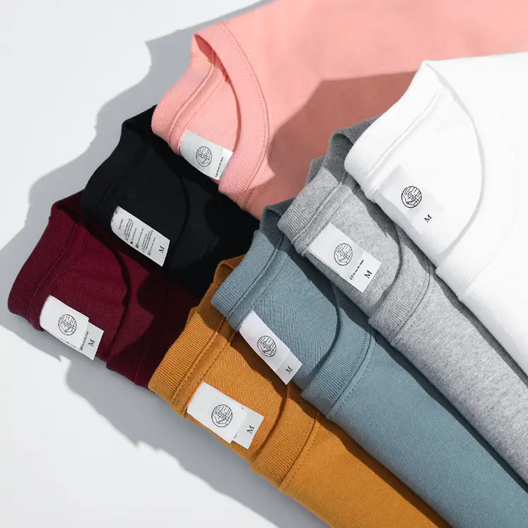 200g Pure Cotton Long Sleeve Men's T-Shirt