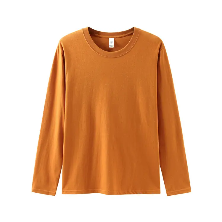 200g Pure Cotton Long Sleeve Men's T-Shirt