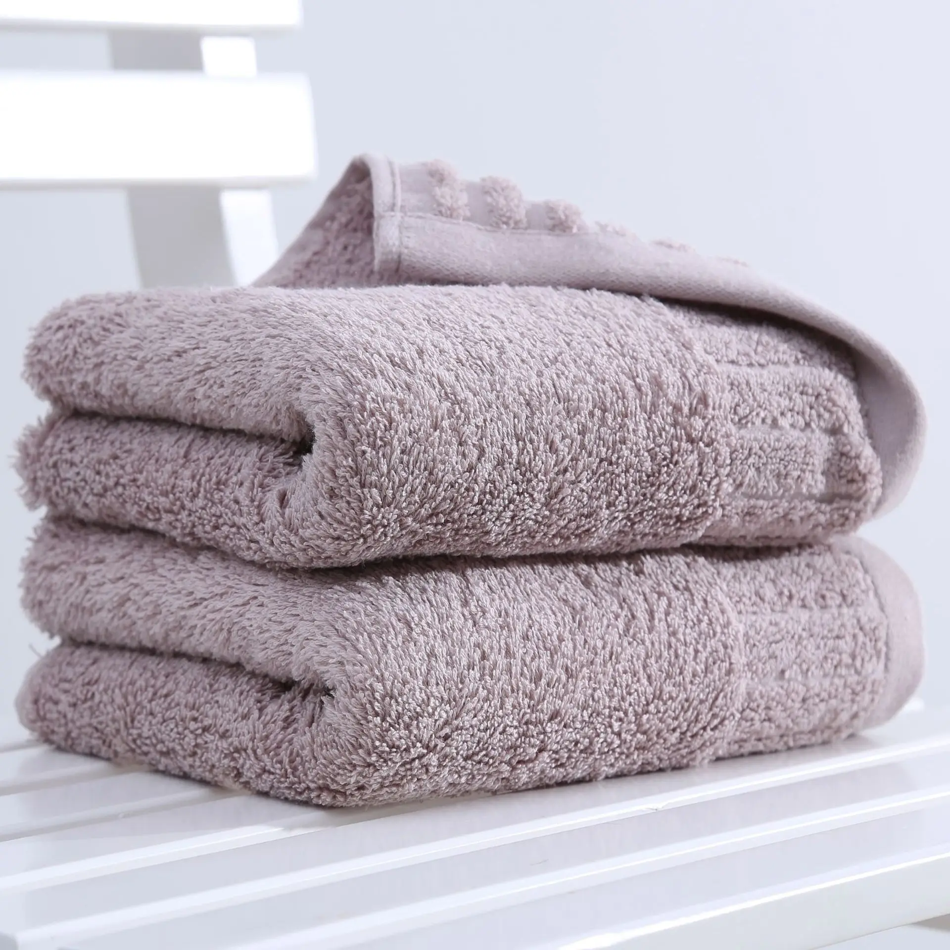 Soft 130g Embroidered Towel Set of 3