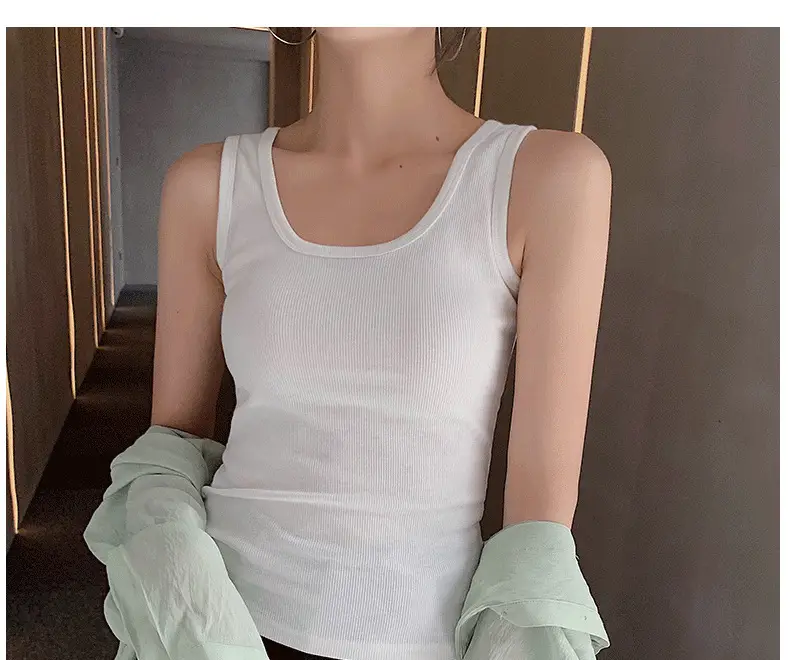Women's Knitted Summer T-Shirt with Short Suspenders — feature 16