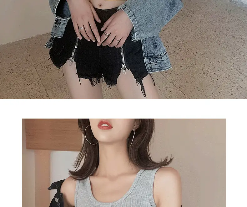 Women's Knitted Summer T-Shirt with Short Suspenders — feature 20