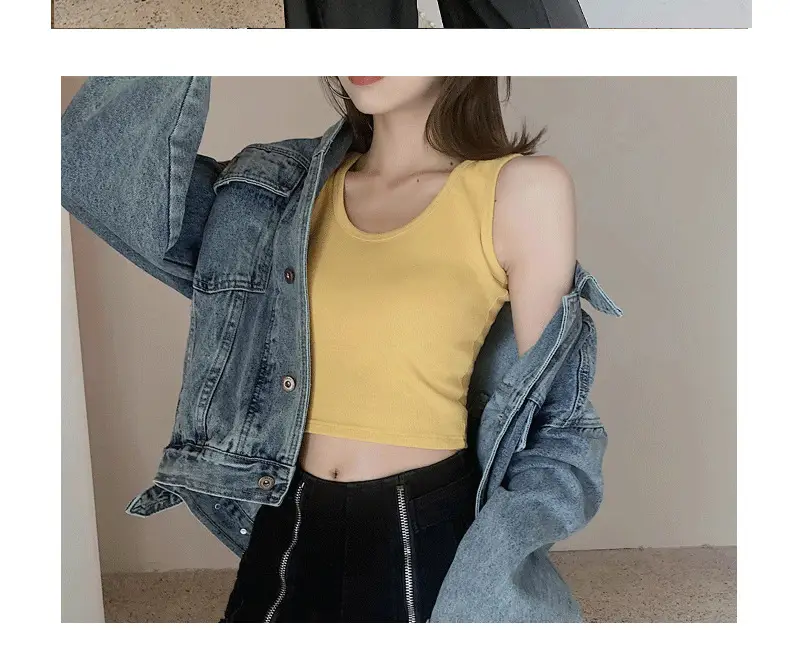 Women's Knitted Summer T-Shirt with Short Suspenders — feature 28
