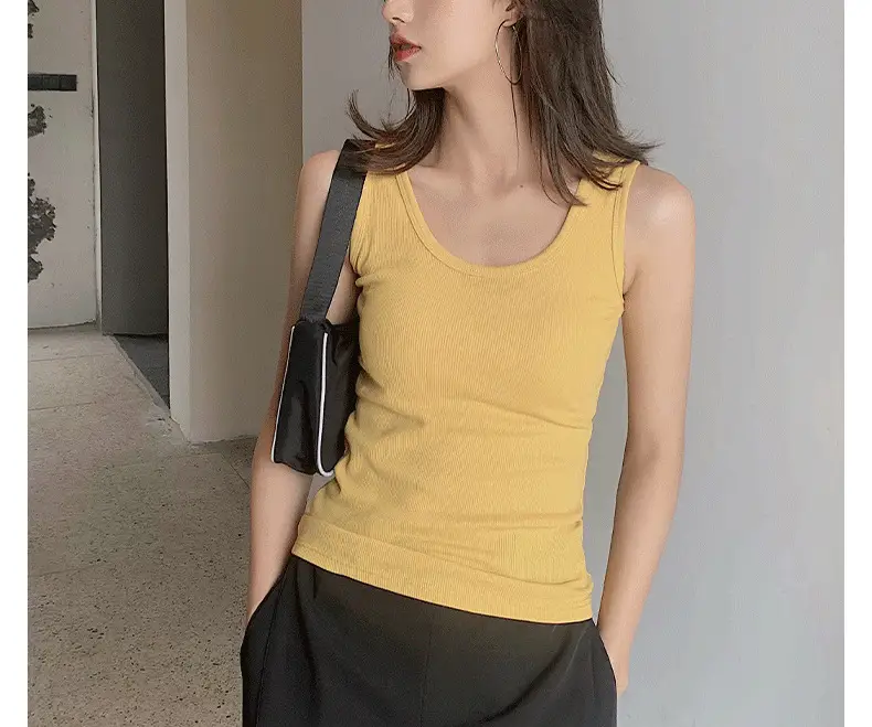 Women's Knitted Summer T-Shirt with Short Suspenders — feature 6