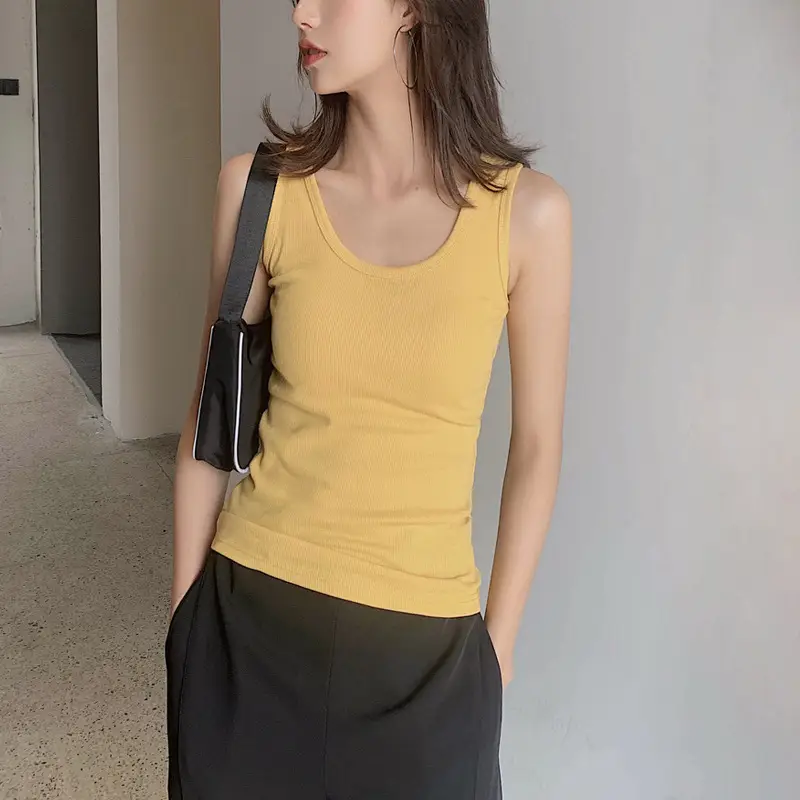 Women's Knitted Summer T-Shirt with Short Suspenders - Image 2