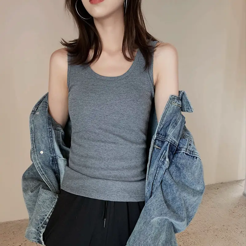Women's Knitted Summer T-Shirt with Short Suspenders - Image 6
