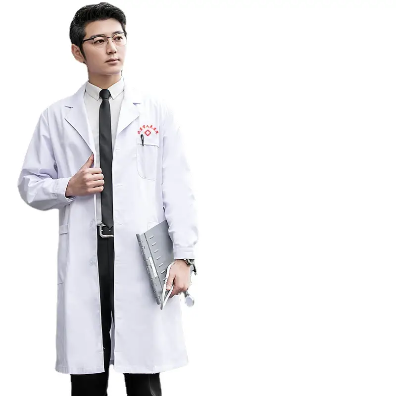 White Coat Hospital Doctor Uniform Short Sleeve - Image 13