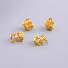 S925 Sterling Silver Four Sided Flower Bracelet Beads — feature 15
