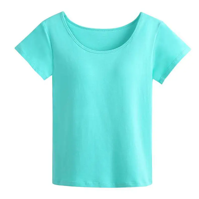 40-Count Pure Cotton T-Shirt Grey Slim Fit Yoga Short Sleeve - Image 12
