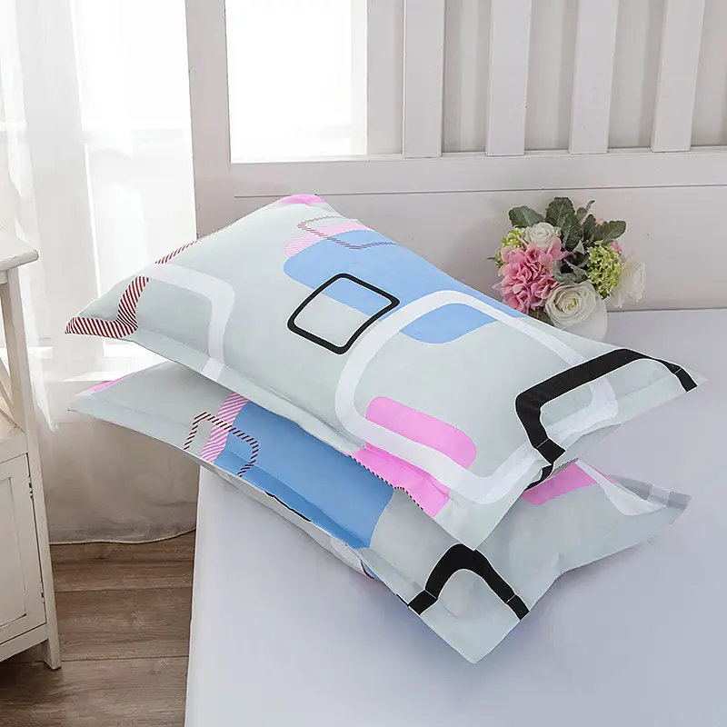 Pink Floral Pillowcase Set for Students Dorm - Image 10