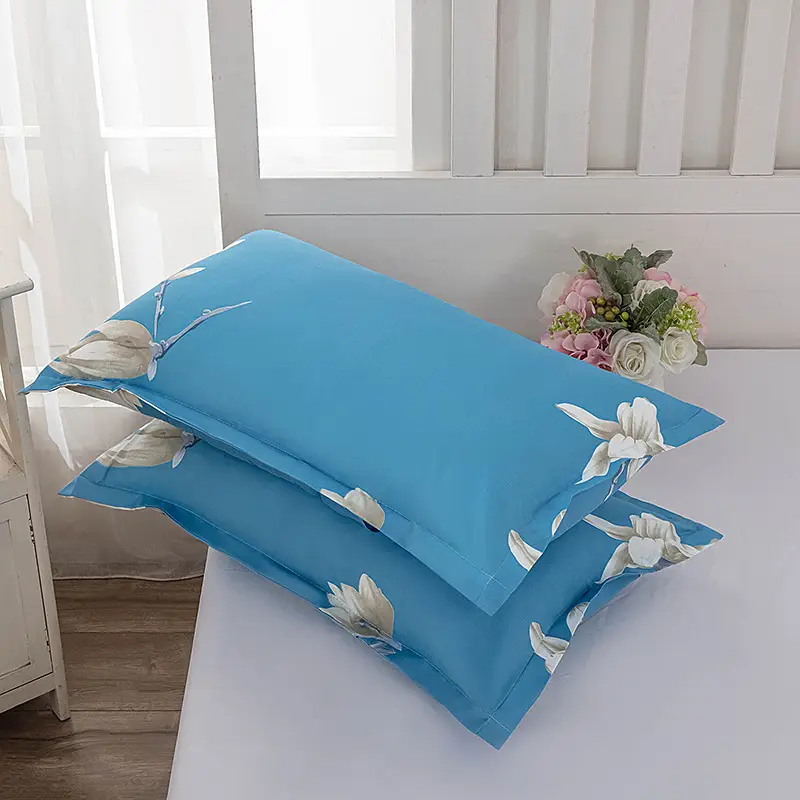 Pink Floral Pillowcase Set for Students Dorm - Image 23