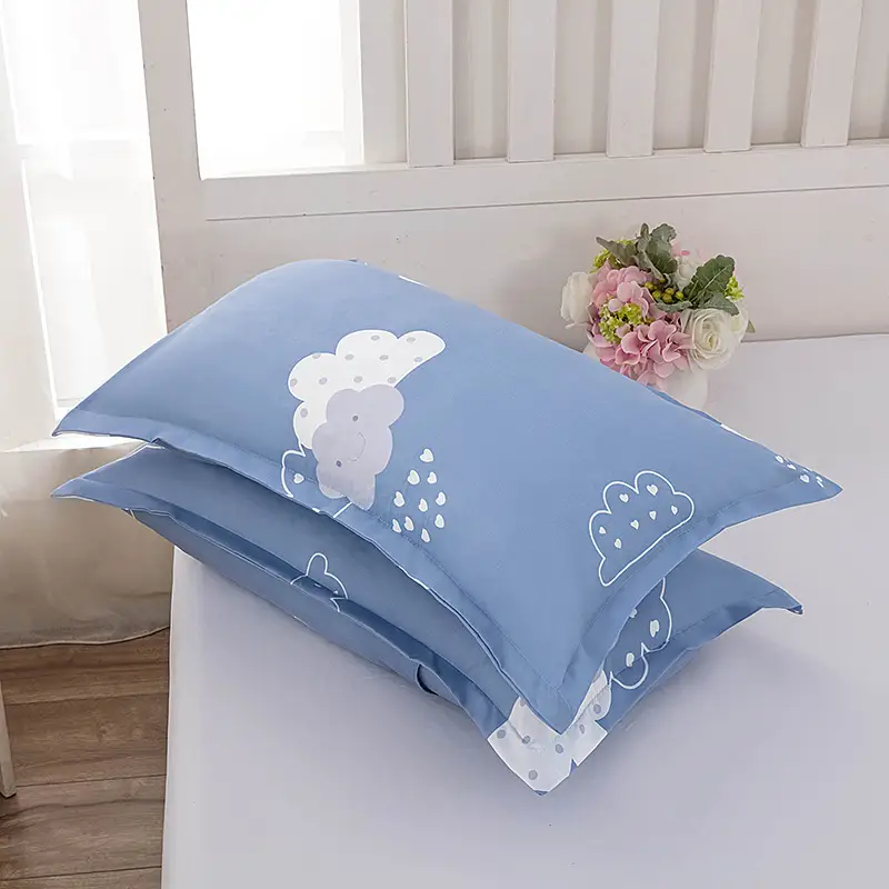 Pink Floral Pillowcase Set for Students Dorm - Image 24