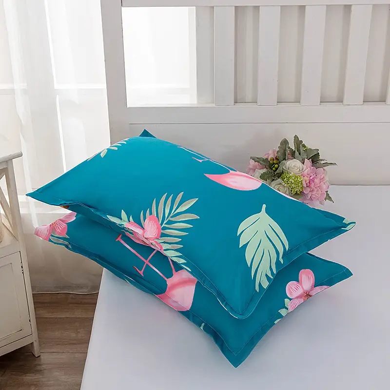 Pink Floral Pillowcase Set for Students Dorm - Image 26