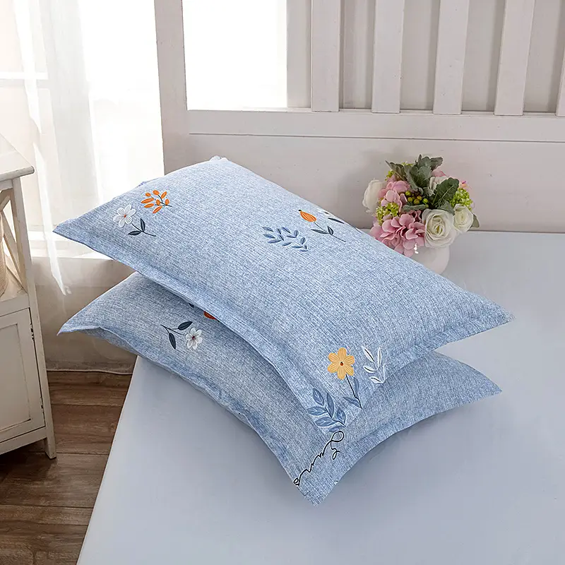 Pink Floral Pillowcase Set for Students Dorm - Image 27