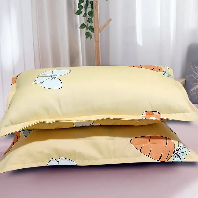 Pink Floral Pillowcase Set for Students Dorm - Image 28