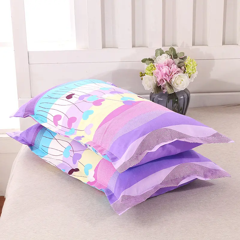 Pink Floral Pillowcase Set for Students Dorm - Image 4