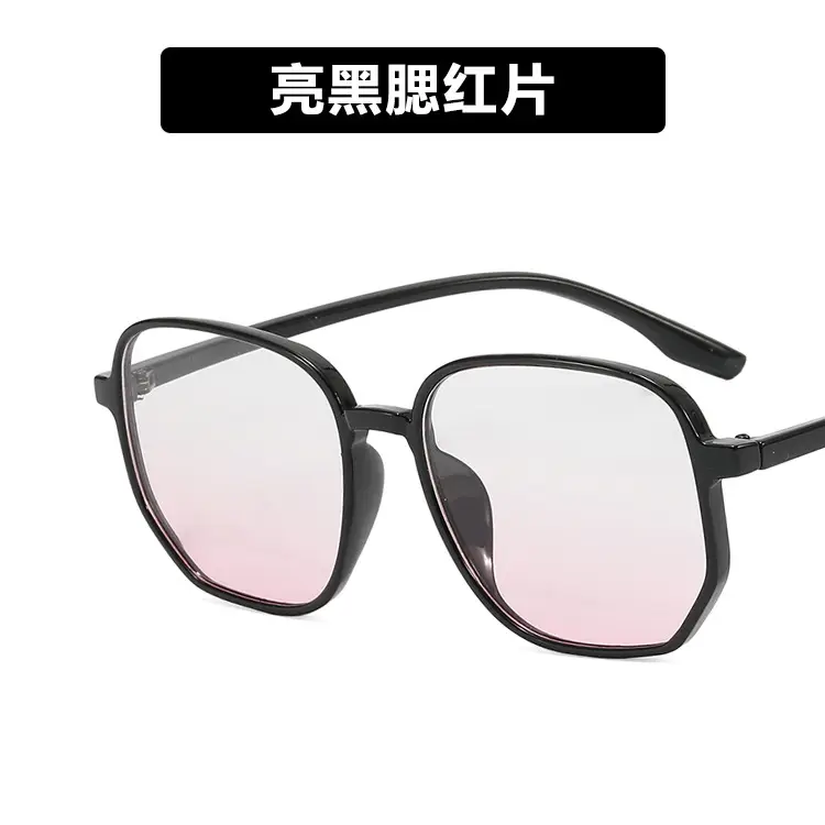 Anti-Blue Light Eyeglasses Large Frame Pink Gradient 2020 - Image 10