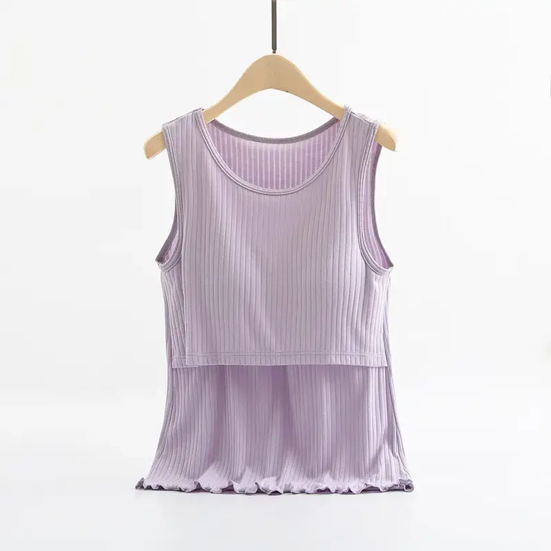 Maternity Nursing Vest Modal Sling Top - Image 3