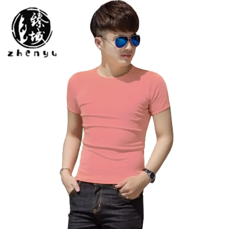 Men Black Cotton Short Sleeve Crew Neck T-Shirt - Image 2