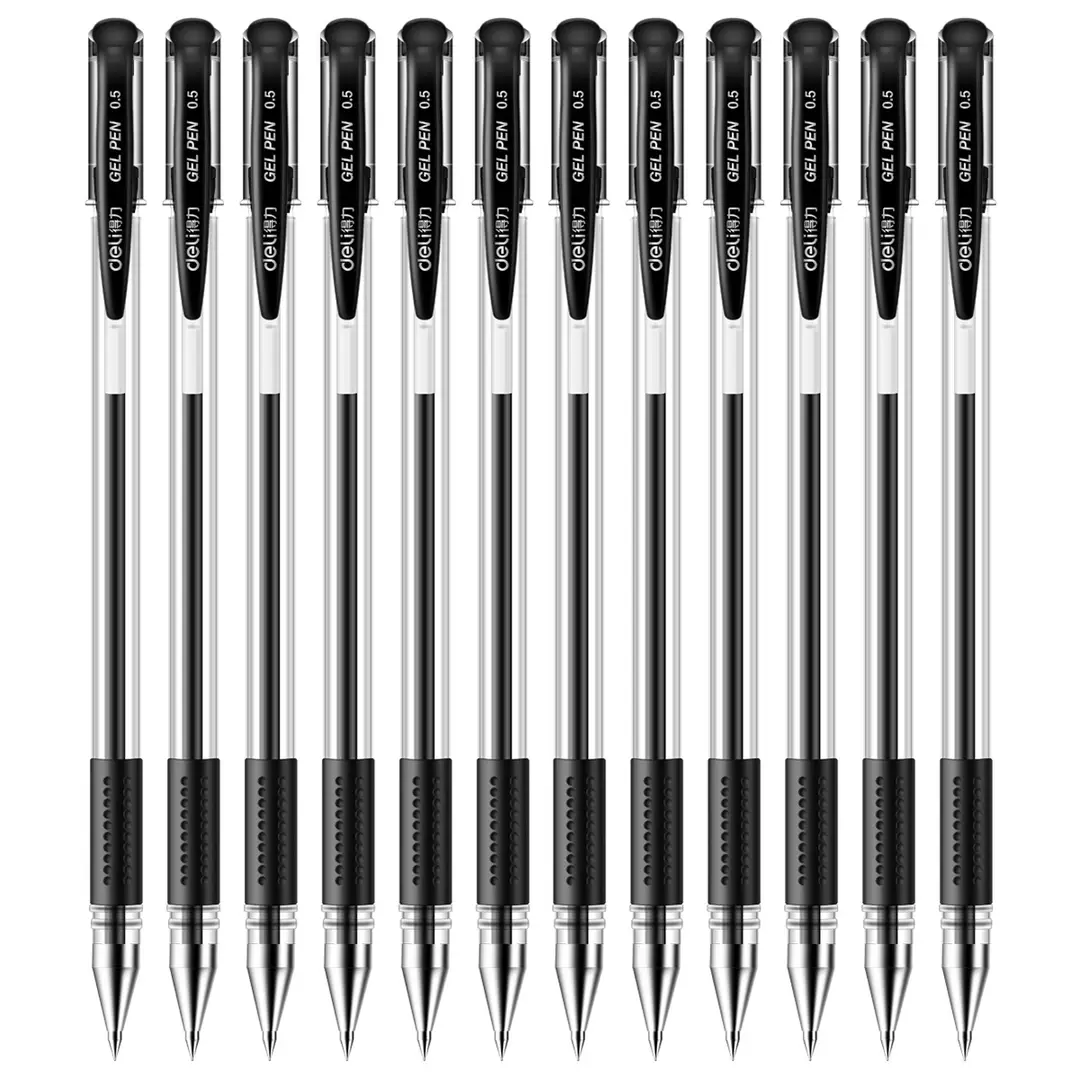 Deli 6600es gel pen 0.5mm fountain pen office 0.5mm carbon pen fountain pen