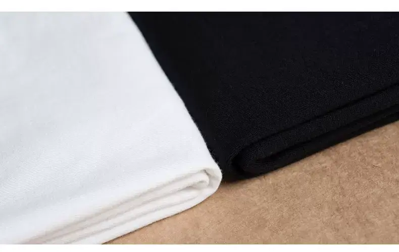 Pure White Cotton T-Shirt for Men Women 220g — feature 15