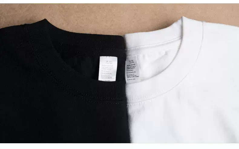 Pure White Cotton T-Shirt for Men Women 220g — feature 16