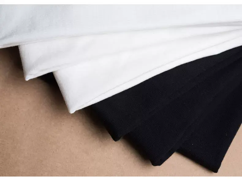Pure White Cotton T-Shirt for Men Women 220g — feature 7