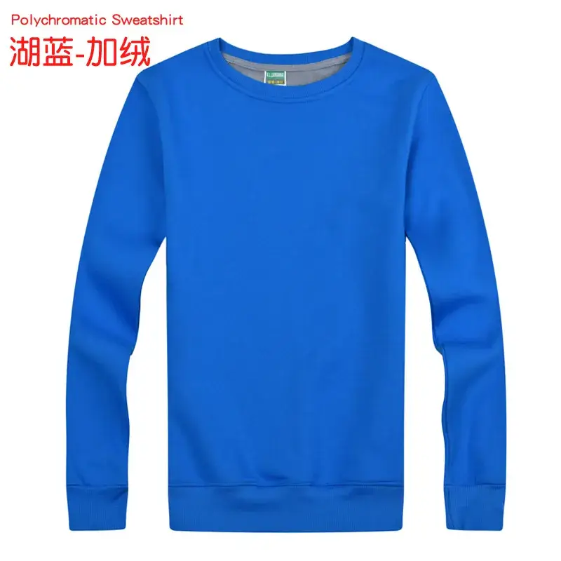 Orange Korean Style Regular Men's Sweatshirt - Image 12