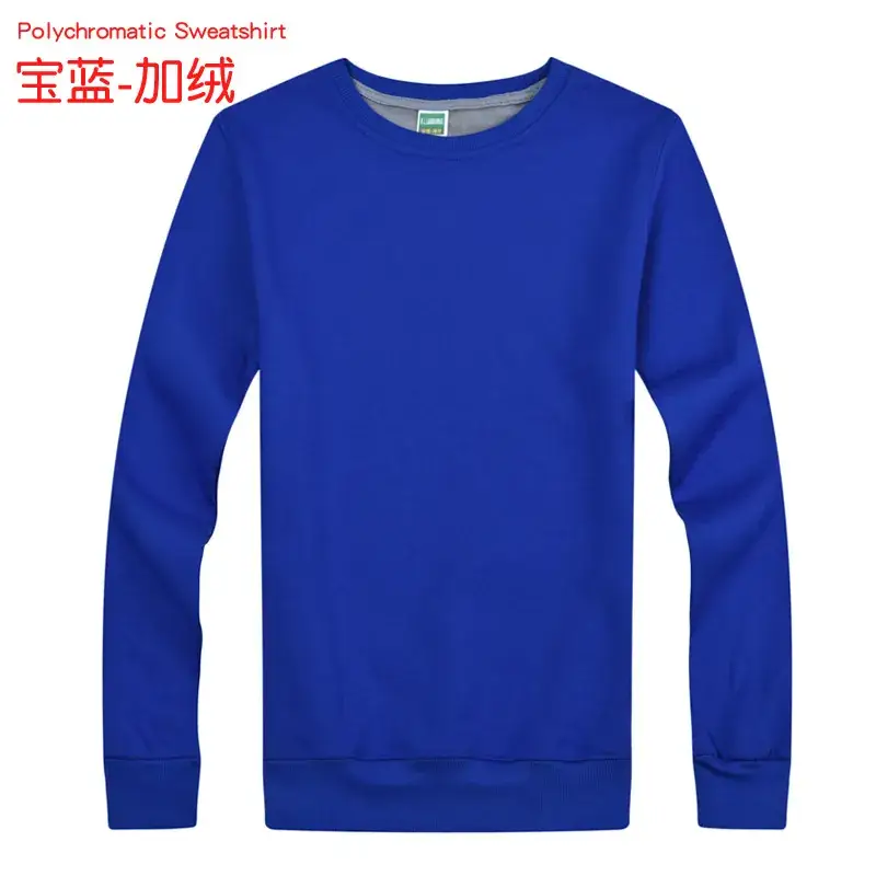 Orange Korean Style Regular Men's Sweatshirt - Image 13