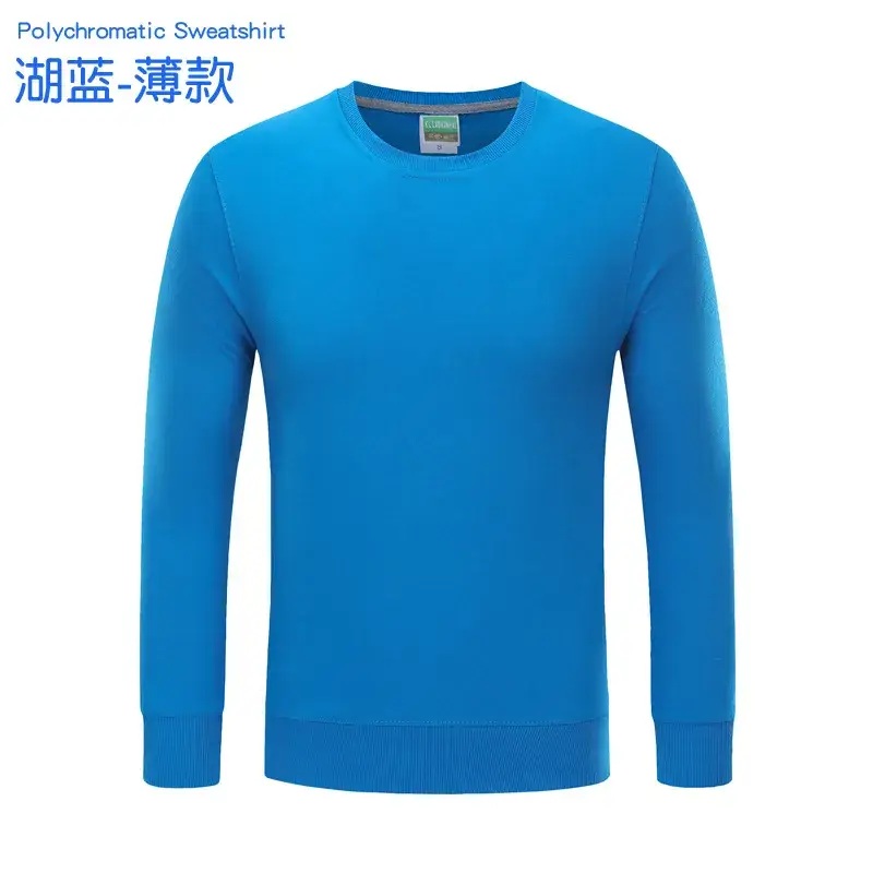 Orange Korean Style Regular Men's Sweatshirt - Image 5