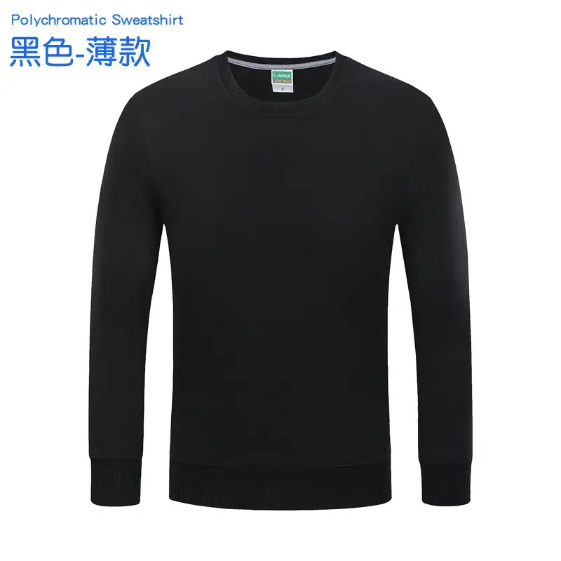 Orange Korean Style Regular Men's Sweatshirt - Image 7