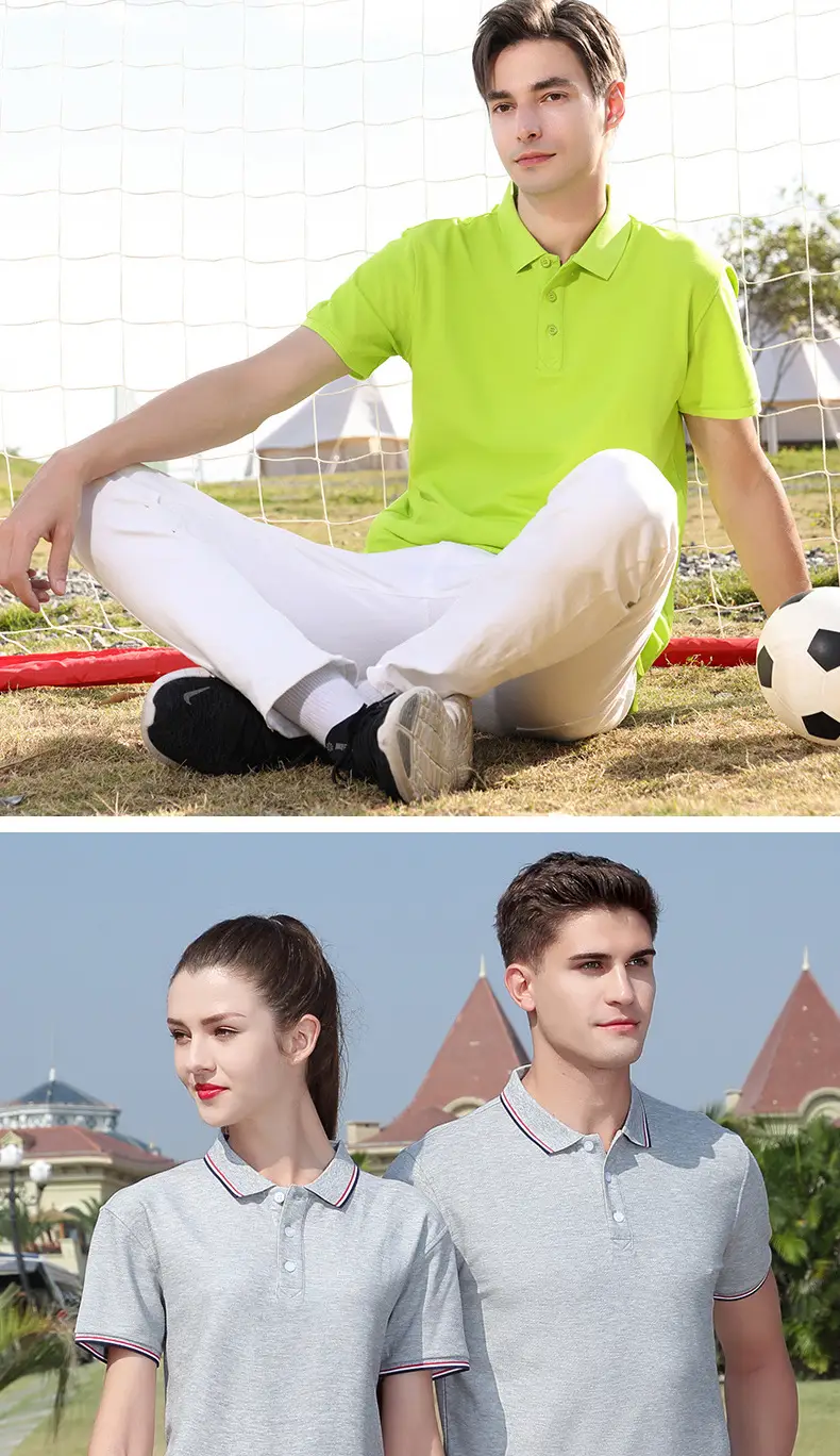 Pink Pure Cotton Polo Shirt for Men — feature 17