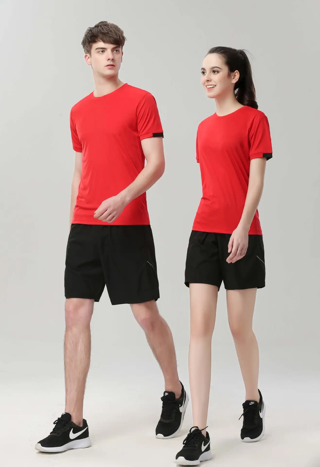 Men Neon Yellow Cotton Round Neck T-Shirt Casual Sportswear — feature 22