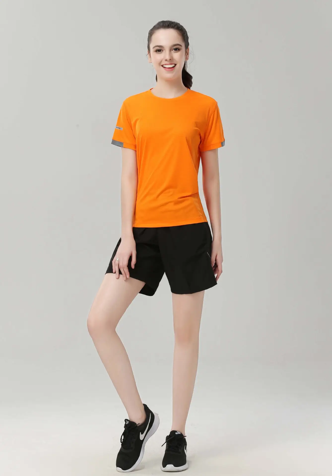 Men Neon Yellow Cotton Round Neck T-Shirt Casual Sportswear — feature 26