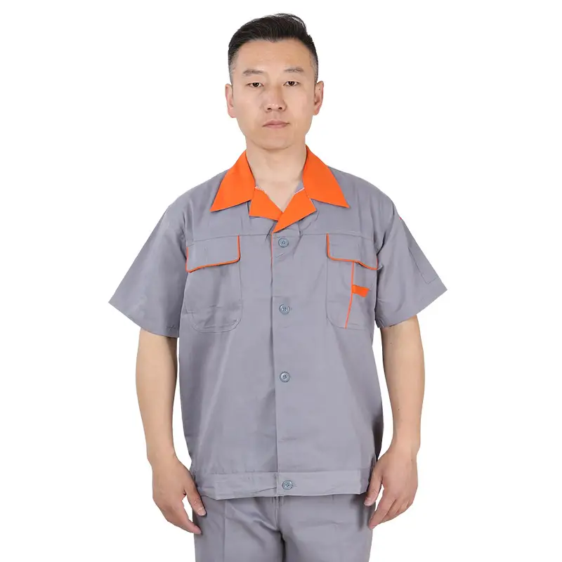 Men Navy Orange Work Suit Factory Direct - Image 2