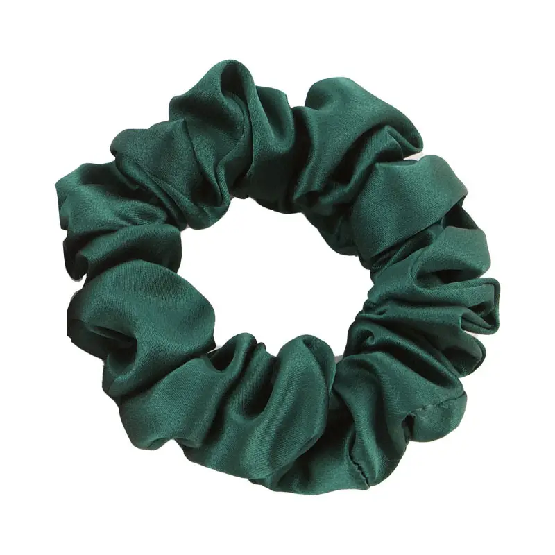 Pink Silk Hair Scrunchie 4.5cm Large - Image 24