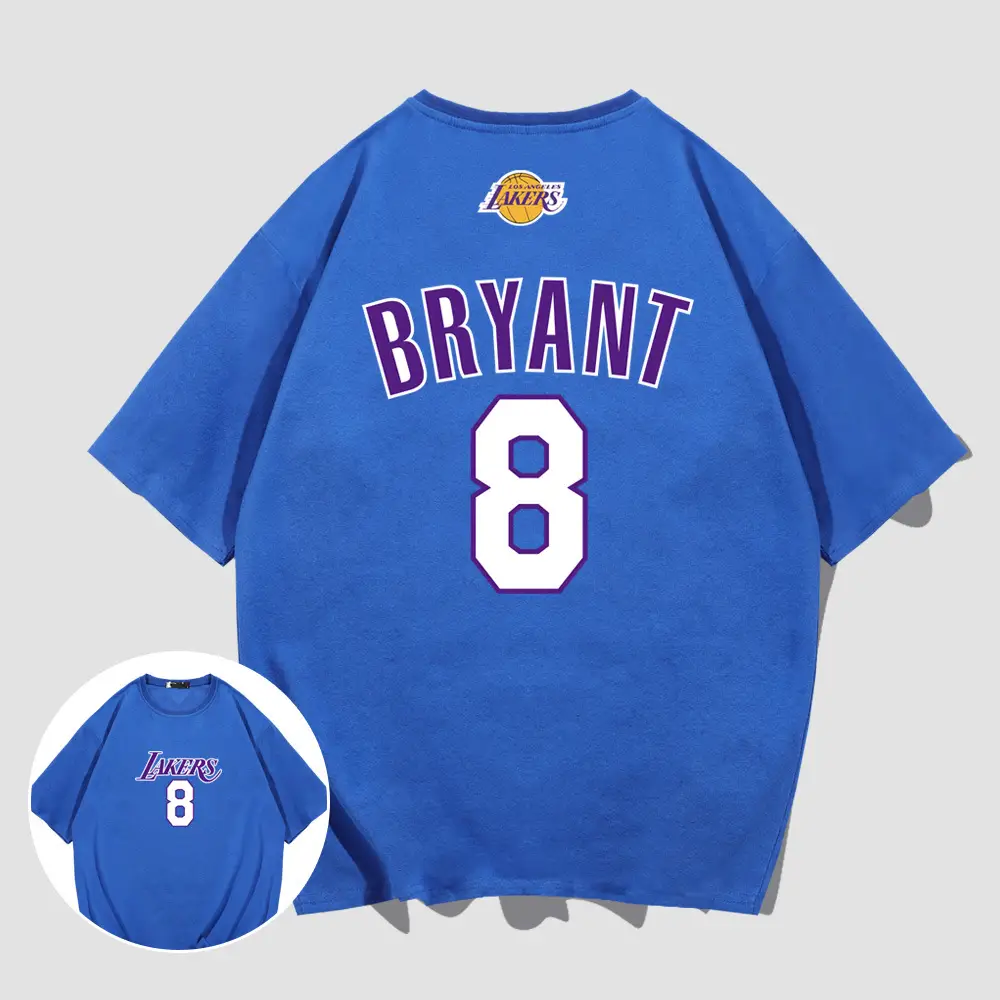 Lakers Memorial Bryant No.8 Short Sleeve T-Shirt - Image 5