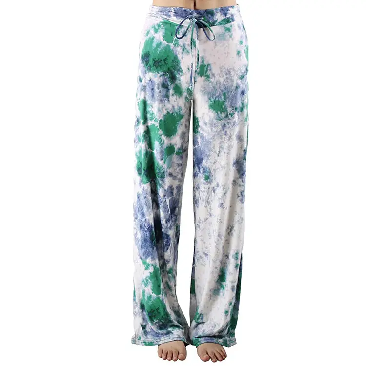 European Women's Tie-Dye Wide Leg Pajamas - Image 10