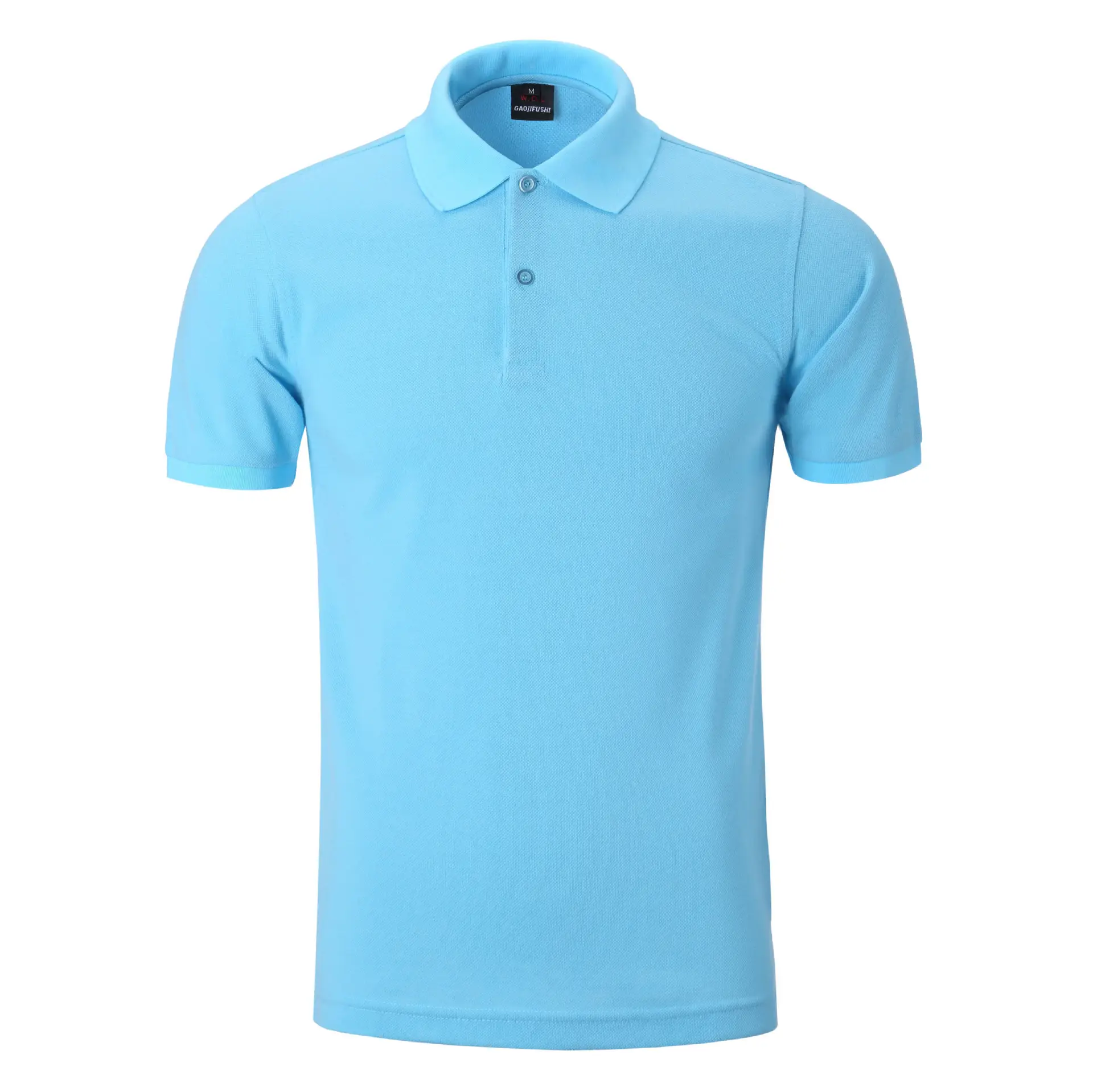 Men Black Polo Shirt with Embroidered Design - Image 4