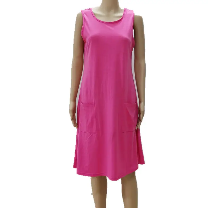 Women Summer Sleeveless Beach Vest Black Mid Length - Image 20