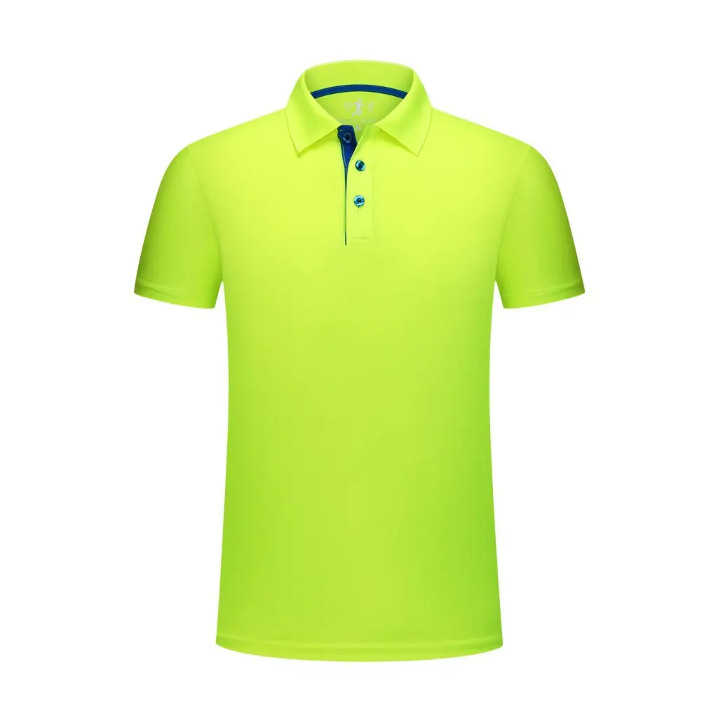Customizable Logo Sports T-Shirt Green White Blue - Image 6