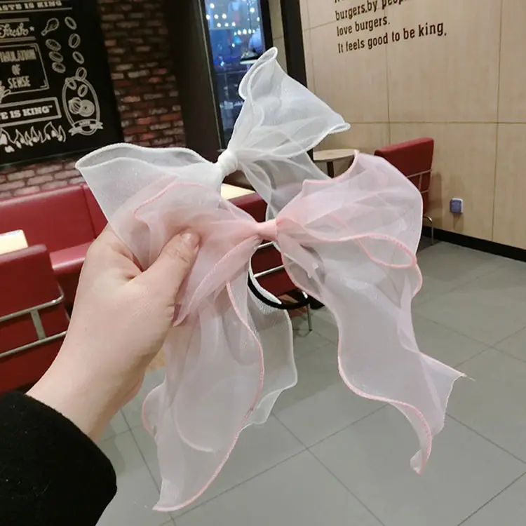 Organza Big Bow Hair Loop for Women