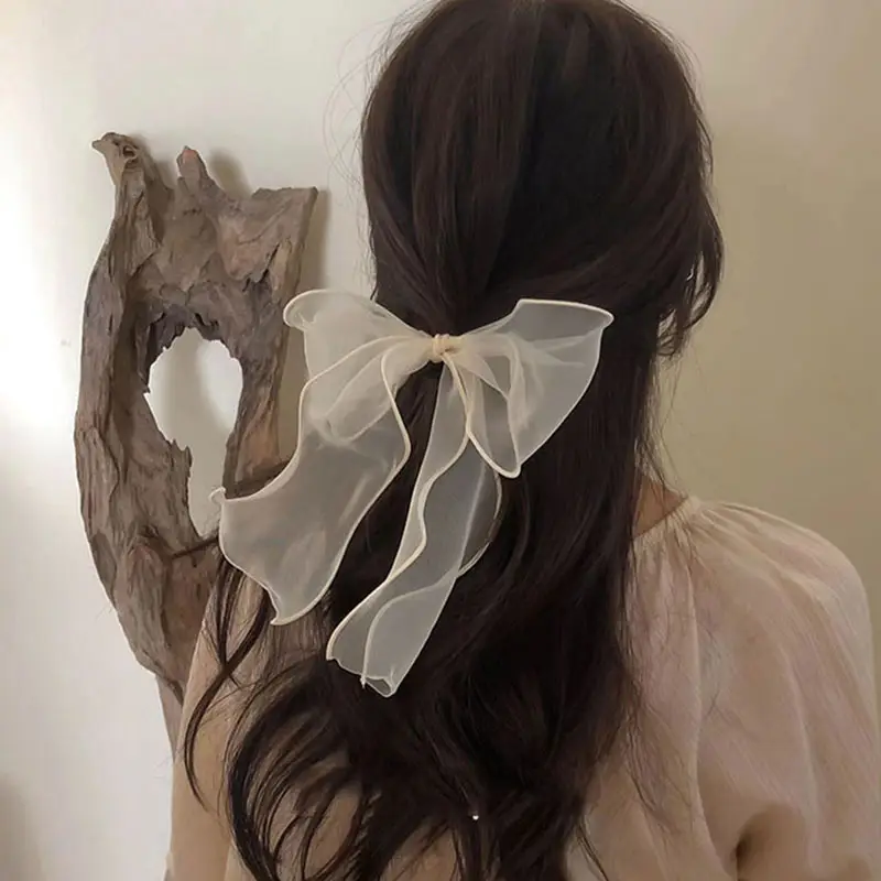 Organza Big Bow Hair Loop for Women