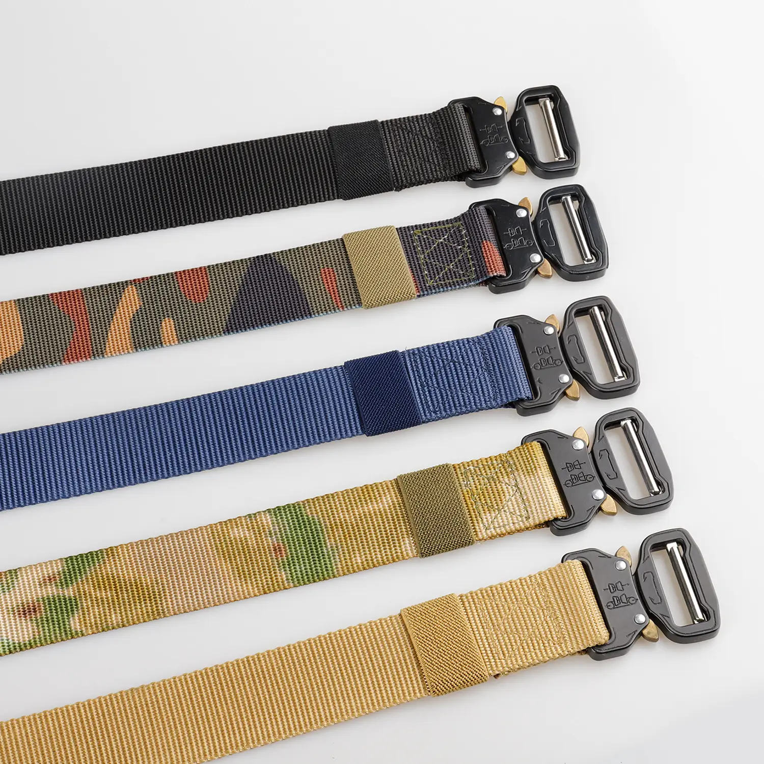Men's Blue Nylon Tactical Belt Multi-functional Training Belt - Image 12