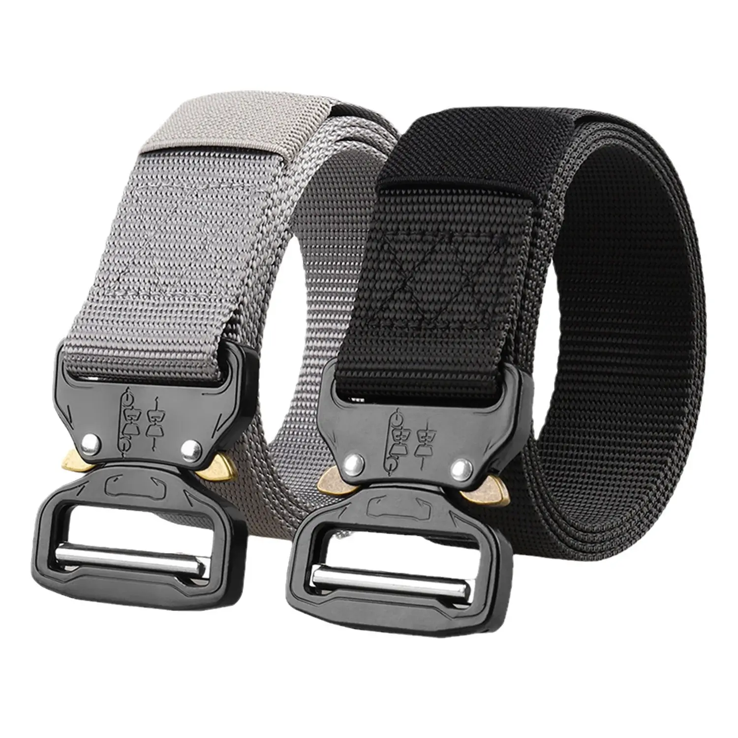 Men's Blue Nylon Tactical Belt Multi-functional Training Belt - Image 14
