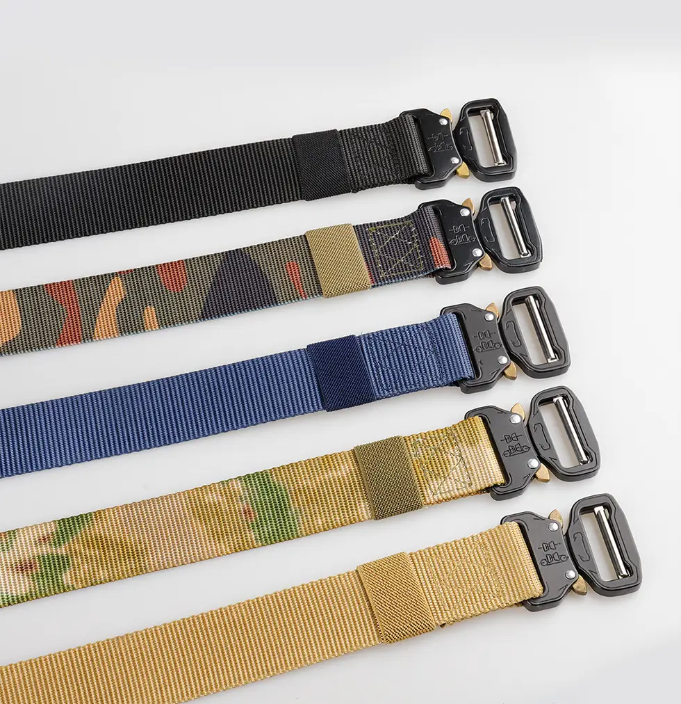 Men's Blue Nylon Tactical Belt Multi-functional Training Belt β feature 17