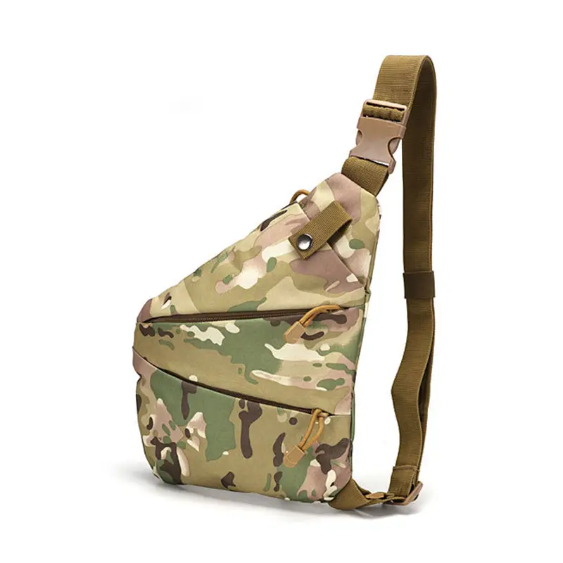Men's Military Camo Crossbody Bag with Adjustable Strap