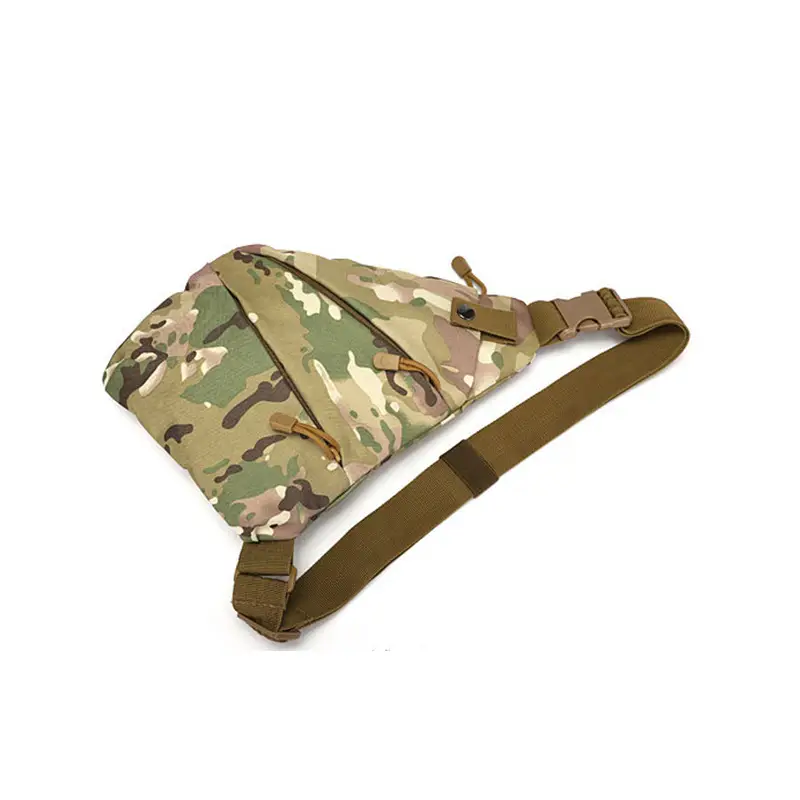 Men's Military Camo Crossbody Bag with Adjustable Strap