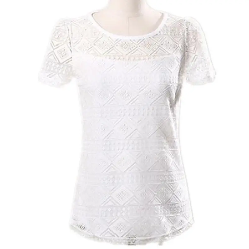 Black Lace Chiffon T-Shirt Women Slim Fit 2022