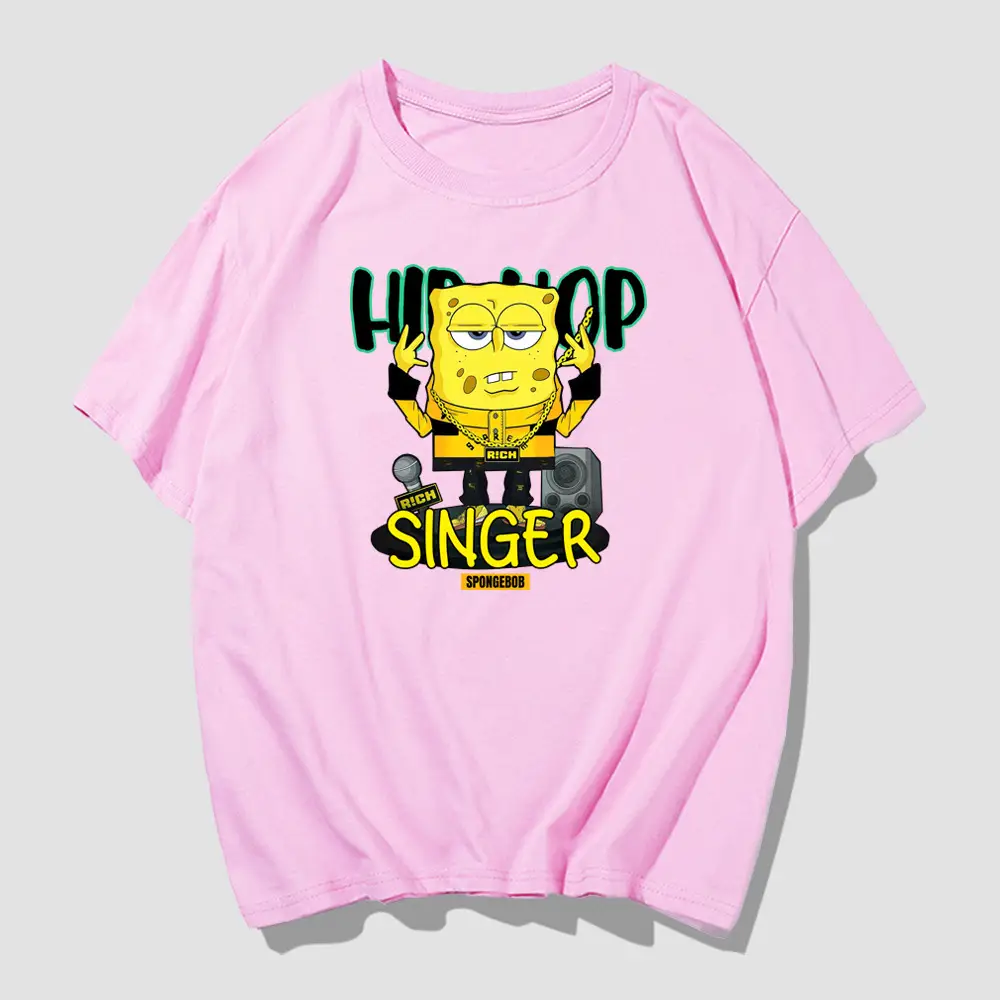 Sponge Baby T-Shirt Yellow Cartoon Short Sleeve Summer - Image 8