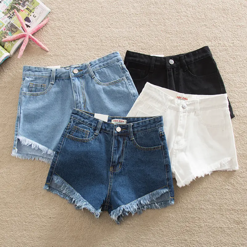Summer Denim Shorts Set for Women High Waist Slim Fit — feature 2